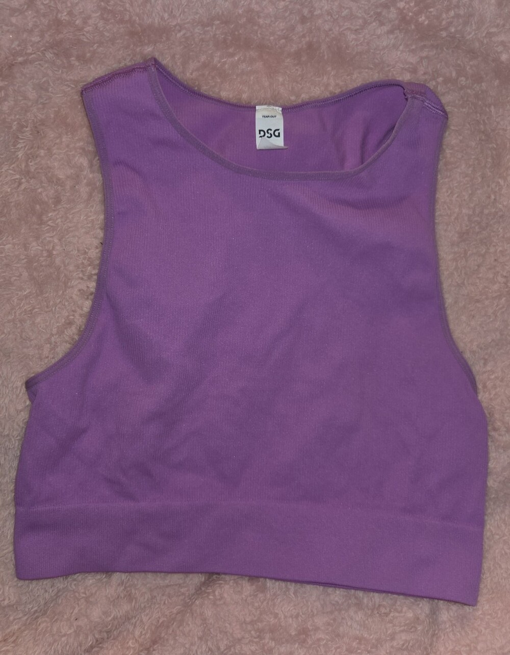 DSG - Womens Purple Athletic Crop Top